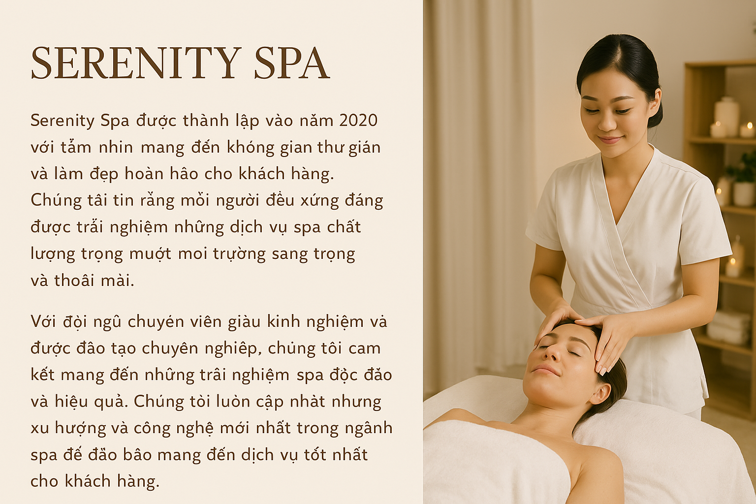 Serenity Spa - Câu Chuyện Của Chúng Tôi